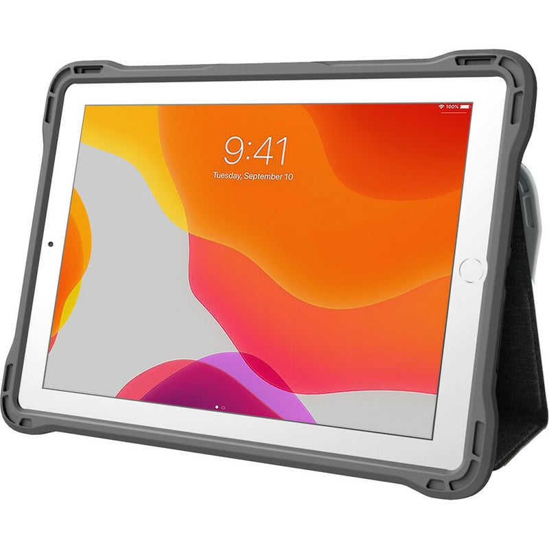 Brenthaven Edge Folio III Carrying Case (Folio) for 10.2" Apple iPad (7th Generation) Tablet - Gray, Translucent - Thumbnail 2