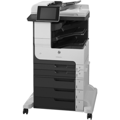 HP LaserJet 700 M725Z+ Laser Multifunction Printer-Monochrome-Copier/Fax/Scanner-41 ppm Mono Print-1200x1200 Print-Automatic Duplex Print-200000 Pages Monthly-4100 sheets Input-Color Scanner-600 Optical Scan-Monochrome Fax-Gigabit Ethernet Ethernet - Thumbnail 3