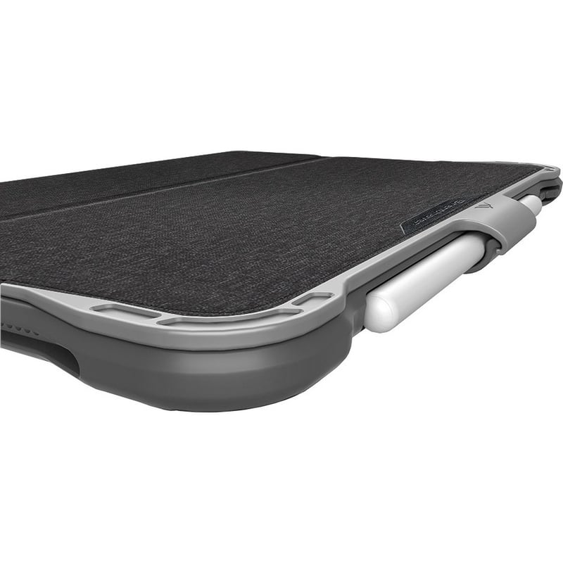 Brenthaven Edge Folio Carrying Case (Folio) for 10.9" Apple iPad Air (4th Generation) Tablet - Gray - Thumbnail 5