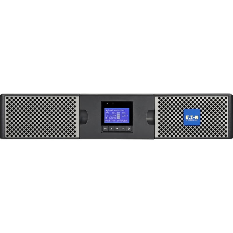 Eaton 9PX 3000VA 2700W 120V Online Double-Conversion UPS - L5-30P, 6x 5-20R, 1 L5-30R, Lithium-ion Battery, Cybersecure Network Card, 2U Rack/Tower - Thumbnail 5