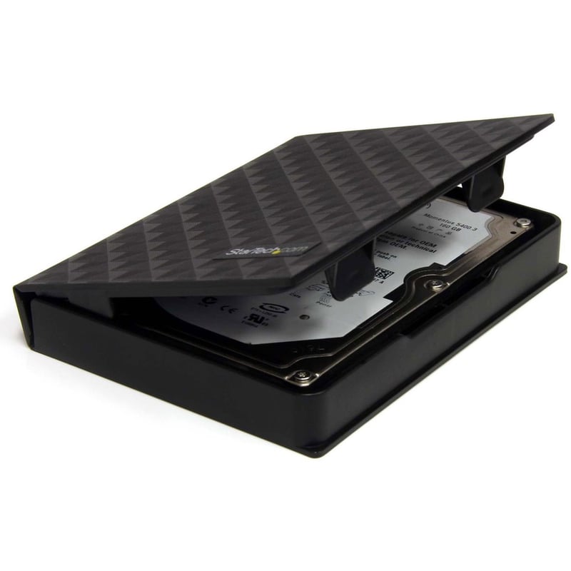 StarTech.com 2.5in Anti-Static Hard Drive Protector Case - Black (3pk) - Thumbnail 2