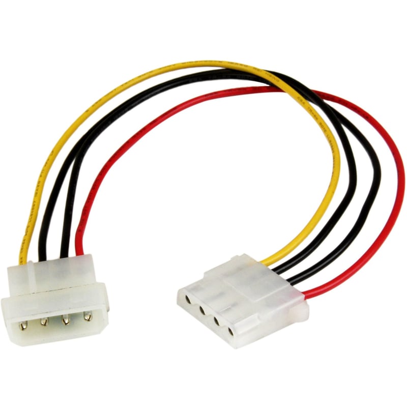 StarTech.com 12in LP4 Power Extension Cable - M/F - Thumbnail 1