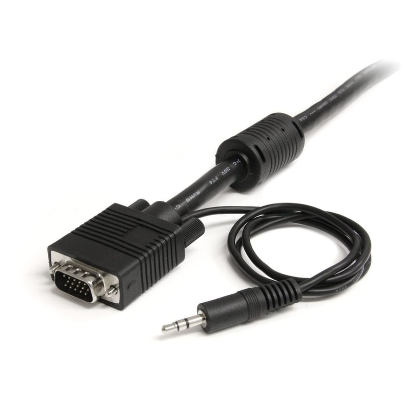 StarTech.com 25 ft Coax High Resolution Monitor VGA Cable with Audio HD15 M/M - Thumbnail 2