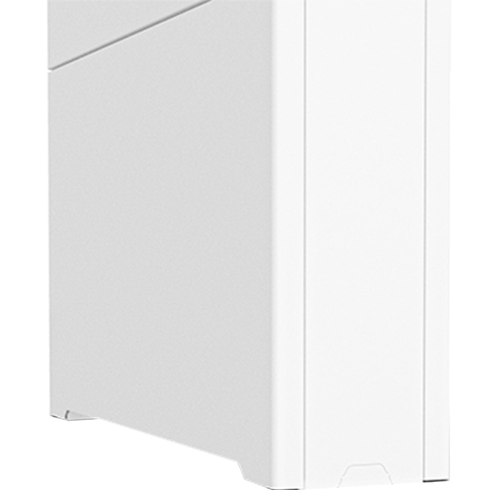 Chief Impact Floor Standing Back-to-Back Kiosk - Portrait 46" White - Thumbnail 2