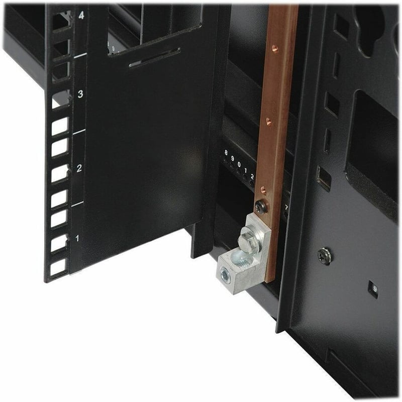 Tripp Lite by Eaton 42U Rack Enclosure Server Cabinet Copper Bus Grounding Bar - Thumbnail 3
