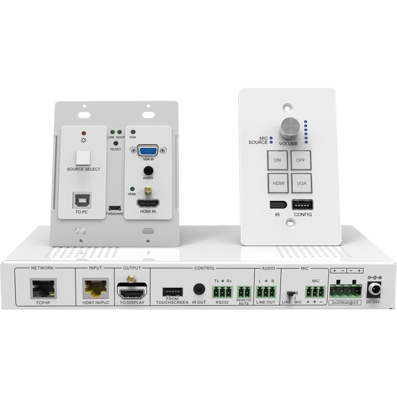 SIIG Wallplate HDMI/VGA HDBaseT Kit - Thumbnail 1