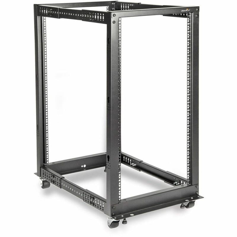 22U OPEN FRAME RACK- BLACK SOLIDRACK 42U OPEN FRAME 4-POST ADJ - Thumbnail 5