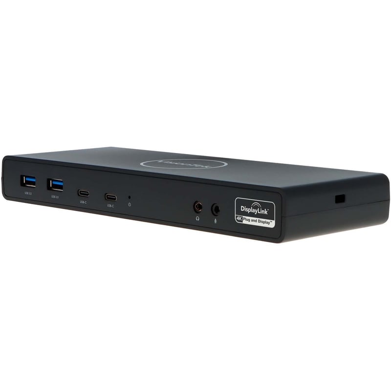 VisionTek VT4510 USB 3.0 & USB-C Dual Display 4K 100W Power Delivery Docking Station - Thumbnail 1