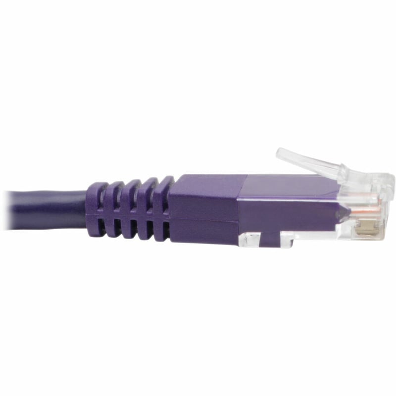Eaton Tripp Lite Series Cat6 Gigabit Molded (UTP) Ethernet Cable (RJ45 M/M), PoE, Purple, 6 ft. (1.83 m) - Thumbnail 5