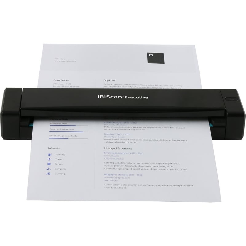 IRIS Iriscan Executive 4-The Ultimate Portable Duplex Scanner - Thumbnail 4