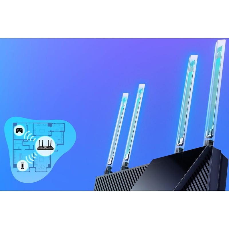 TP-Link Archer AX21 - Wi-Fi 6 IEEE 802.11ax Ethernet Wireless Router - Thumbnail 4