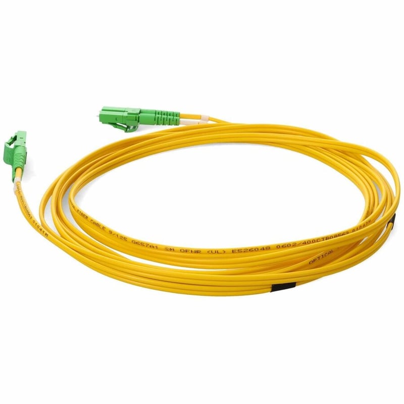 AddOn 5m ALC (Male) to ALC (Male) Yellow OS2 Duplex Fiber OFNR (Riser-Rated) Patch Cable - Thumbnail 3