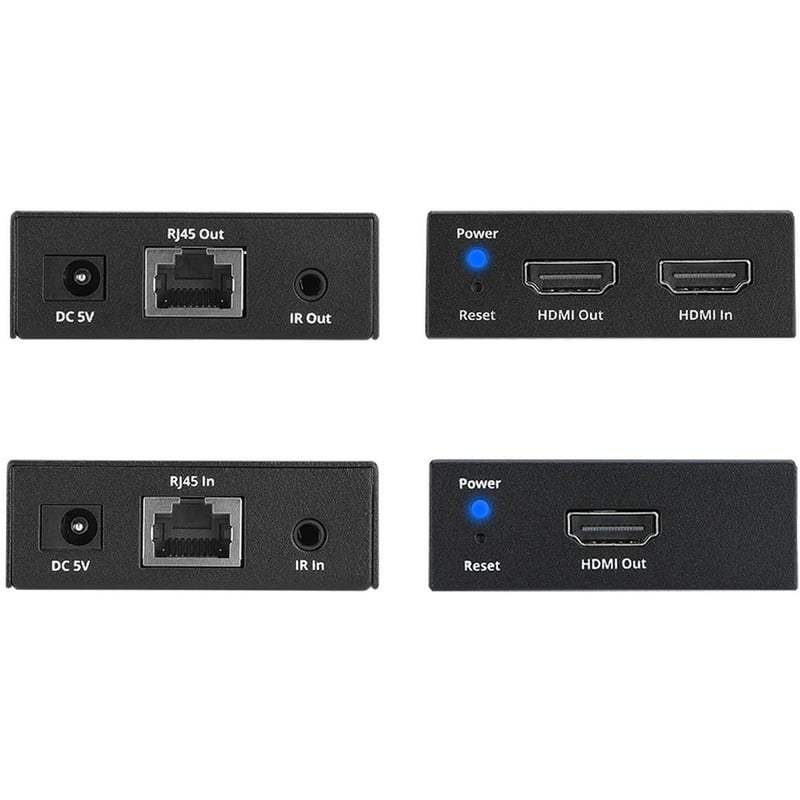 SIIG 4K60Hz HDMI over Cat6 Extender with Loopout & IR - 50m- HDMI Extender- Auto Downscaling - Thumbnail 3
