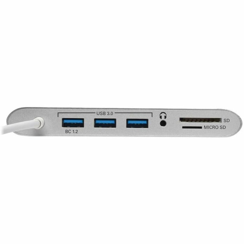 Tripp Lite by Eaton USB-C Dock Dual Display - 4K HDMI/mDP VGA USB 3.x (5Gbps) USB-A/C Hub GbE Memory Card 100W PD Charging - Thumbnail 2