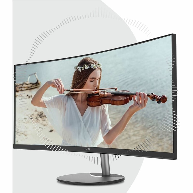 MSI Pro MP341CQ 34" Class UW-QHD Curved Screen LCD Monitor - 21:9 - Thumbnail 5
