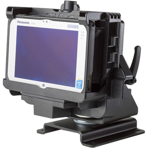 Gamber-Johnson Desk Mount for Tablet, Display Screen, Docking Station - Black Powder Coat - Thumbnail 4