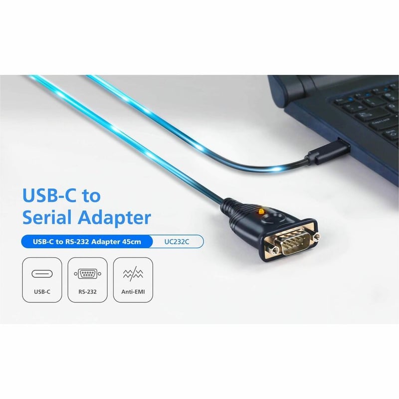 USB-C TO RS-232 ADAPTER - Thumbnail 3