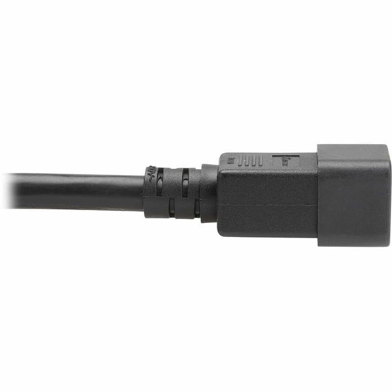 POWER CORD C20 C21 HEAVY-DUTY 20A 250V 12 AWG 2 FT. 0.6 M BLACK - Thumbnail 4