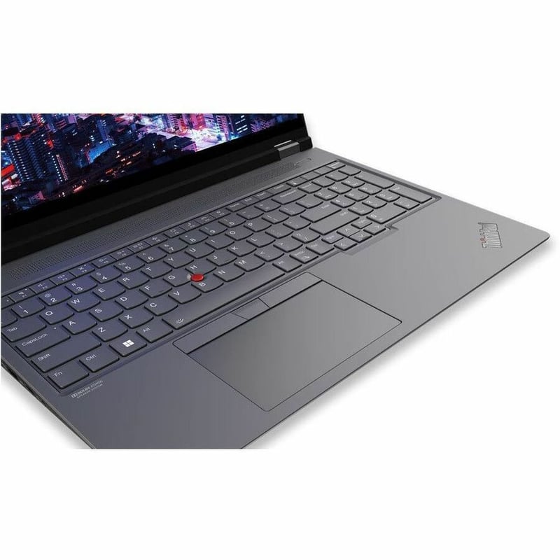 Lenovo ThinkPad P16 Gen 2 21FA002NUS 16" Mobile Workstation - WQXGA - 2560 x 1600 - Intel Core i9 13th Gen i9-13950HX Tetracosa-core (24 Core) - 32 GB Total RAM - 1 TB SSD - Villi Black, Storm Gray - Thumbnail 5
