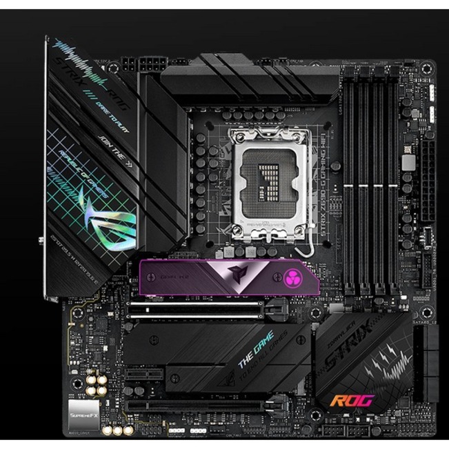 Asus ROG Strix Z690-G GAMING WIFI Desktop Motherboard - Intel Z690 Chipset - Socket LGA-1700 - Intel Optane Memory Ready - Micro ATX