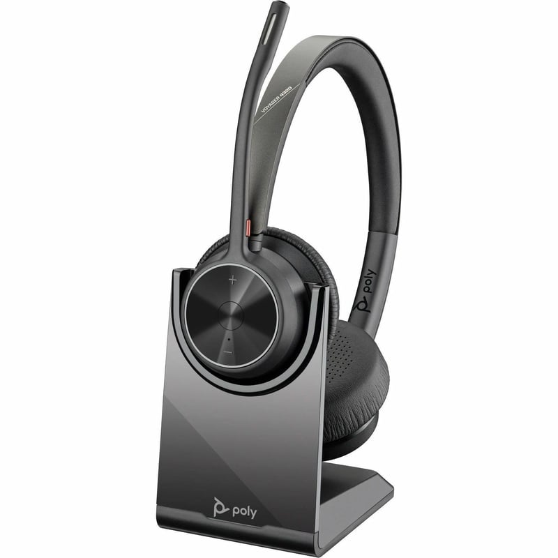 Poly Voyager 4320 Headset With Charge Stand - Thumbnail 1