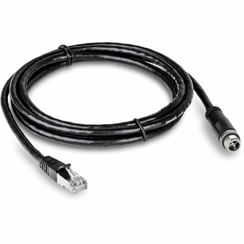 TRENDnet M12 to RJ-45 Industrial Ethernet Cable, 2m (6.5 ft.) - Thumbnail 1