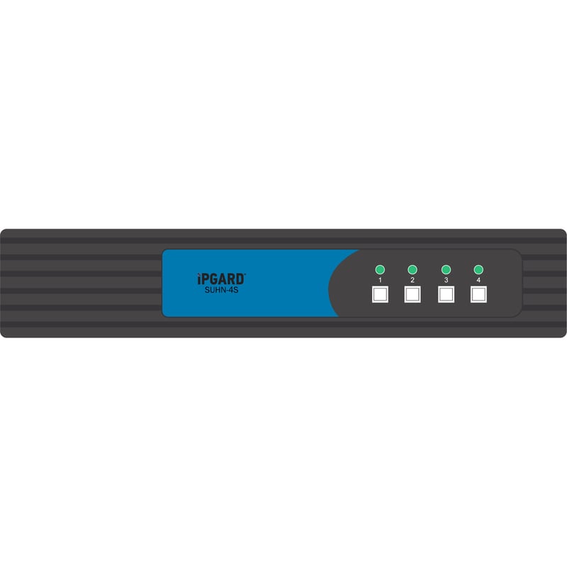 iPGARD Secure 4-Port, Dual-Link HDMI KVM Switch with Dedicated CAC Port & 4K Support - Thumbnail 2