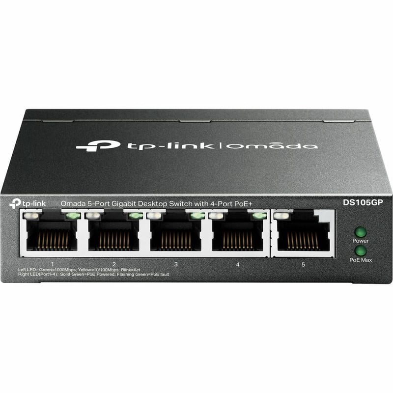 OMADA 5-PORT GIG DESKTOP SWITCH OMADA 5-PORT GIG DESKTOP SWITCH - Thumbnail 2