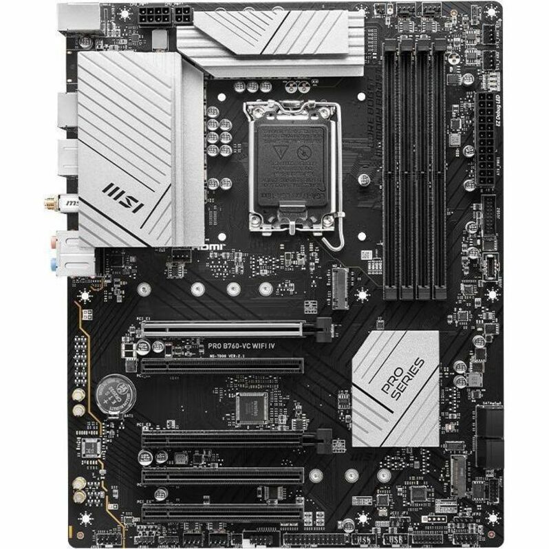 PRO B760-VC WIFI IV WIFI7 DDR5 ATX SILVER - Thumbnail 2