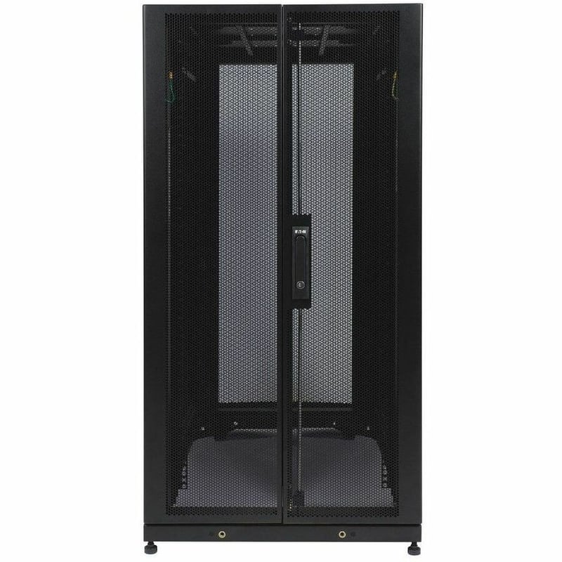 Tripp Lite by Eaton 25U SmartRack Standard-Depth Half-Height Rack Enclosure Doors Side Panels Shock Pallet - Thumbnail 2
