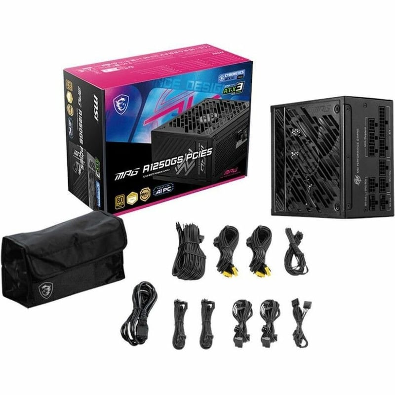 MPG A1250GS PCIE5 POWER SUPPLY UNIT - Thumbnail 5