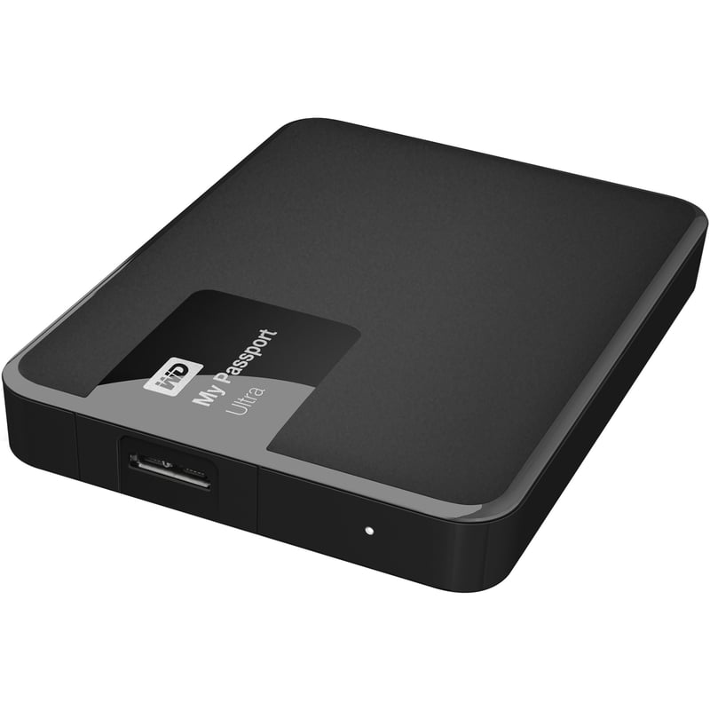 WD 2TB BLACK MY PASSPORT ULTRA PORTABLE EXTERNAL HDD USB 3.0