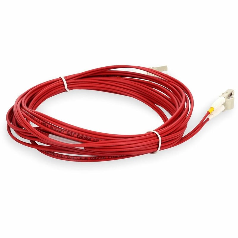 3M RED OM4LC M/M DUPLEX OFNR-RISER TAA FIBER PATCH CABLE - Thumbnail 5
