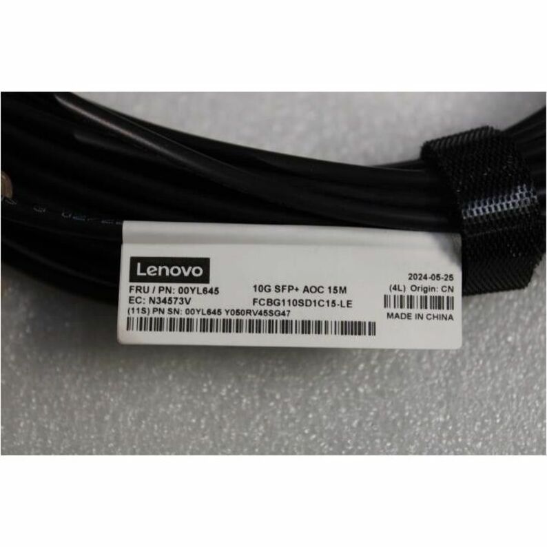 Lenovo 15M SFP+ to SFP+ Active Optical Cable - Thumbnail 2