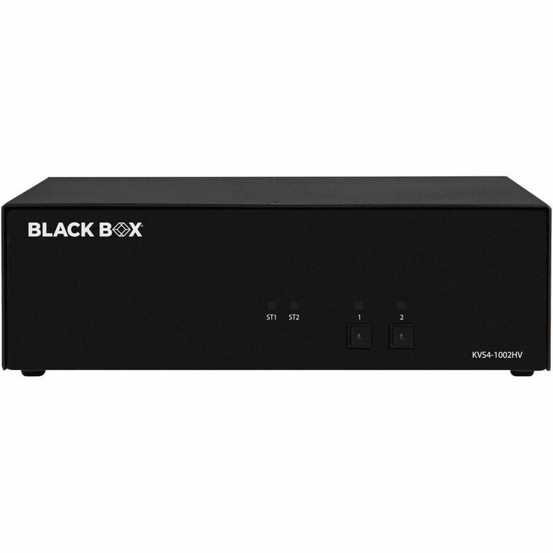 Black Box Secure KVM Switch, NIAP 4.0 Certified - 2-Port, Single-Monitor, FlexPort HDMI/DisplayPort - Thumbnail 2