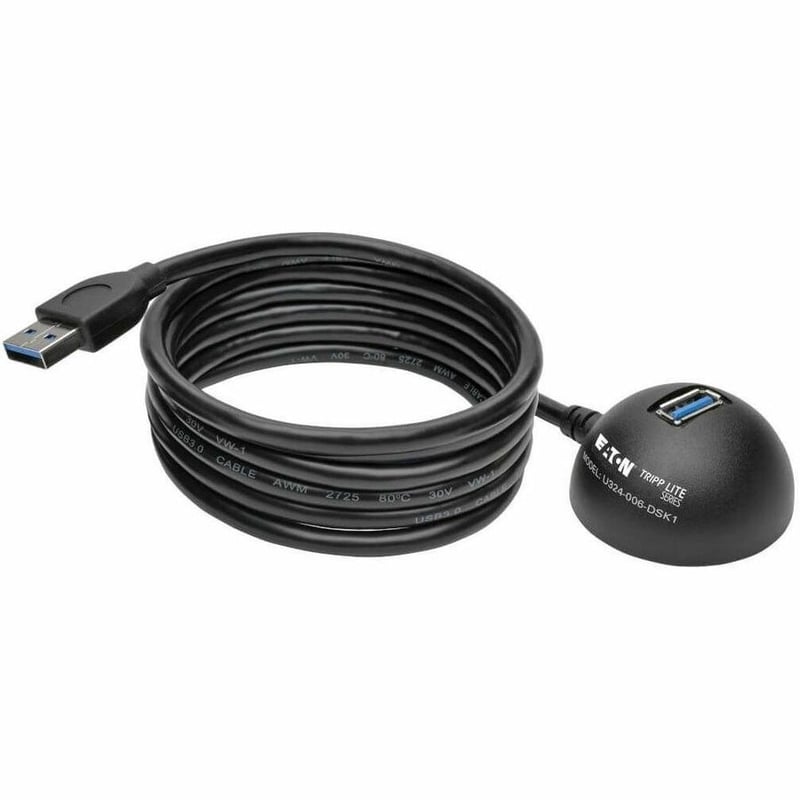 Tripp Lite by Eaton 1-Port USB 3.0 SuperSpeed Desktop Extension Cable (A M/F) 6 ft. (1.83 m) - Thumbnail 3
