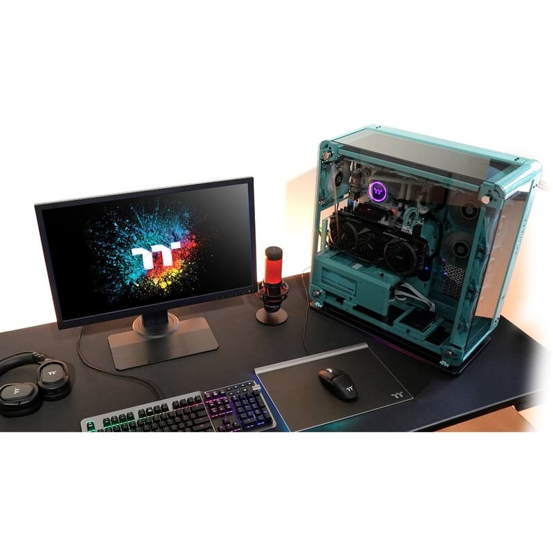 Thermaltake Core P6 Tempered Glass Turquoise Mid Tower Chassis