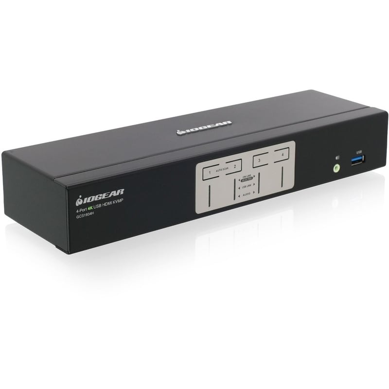 IOGEAR 4-Port 4K KVMP Switch with HDMI Connection, USB 3.0 Hub, and Audio (TAA) - Thumbnail 4