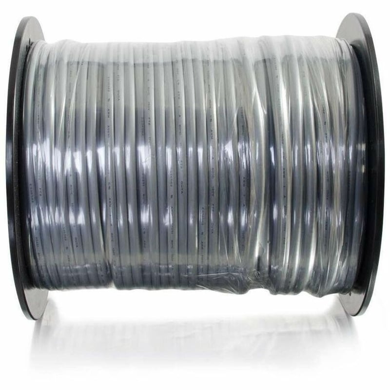 C2G 500ft 28 AWG 4-Conductor Silver Satin Modular Cable Reel - Thumbnail 1