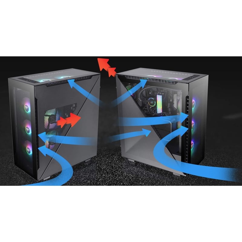 Thermaltake Divider 500 TG ARGB Mid Tower Chassis