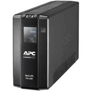 APC by Schneider Electric Back-UPS Pro BR650MI 650VA Tower UPS - Thumbnail 1