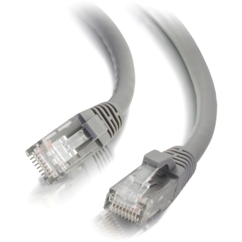 C2G 14ft Cat6 Ethernet Cable - Snagless Unshielded (UTP) - Gray - Thumbnail 1