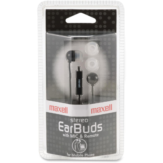 Maxell In-Ear Earbuds with Microphone and Remote - Thumbnail 3