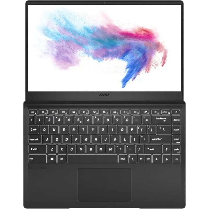 MSI Modern 14 Modern 14 B4MW AMD-009 14" Notebook - Full HD - 1920 x 1080 - AMD Ryzen 7 4700U 2 GHz - 8 GB Total RAM - 256 GB SSD - Aluminum Black - Thumbnail 3