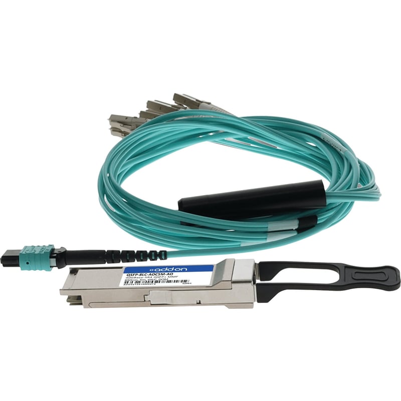 CISCO QSFP-8LC-AOC5M COMP XCVR TAA 40G-SR4 MPO 850NM 5M MMF QSFP+ - Thumbnail 1
