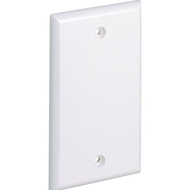 FACEPLATE SCREW ON BLANK WH 1 GANG EA