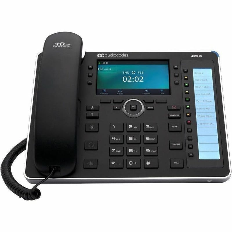 AudioCodes IP Phone - Cordless - Cordless - Bluetooth - Black - Thumbnail 1