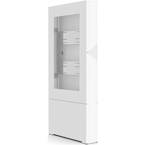 Chief Impact 55 Inch Floor Mounted Back-to-Back Kiosk - Portrait Orientation - Black - Thumbnail 5