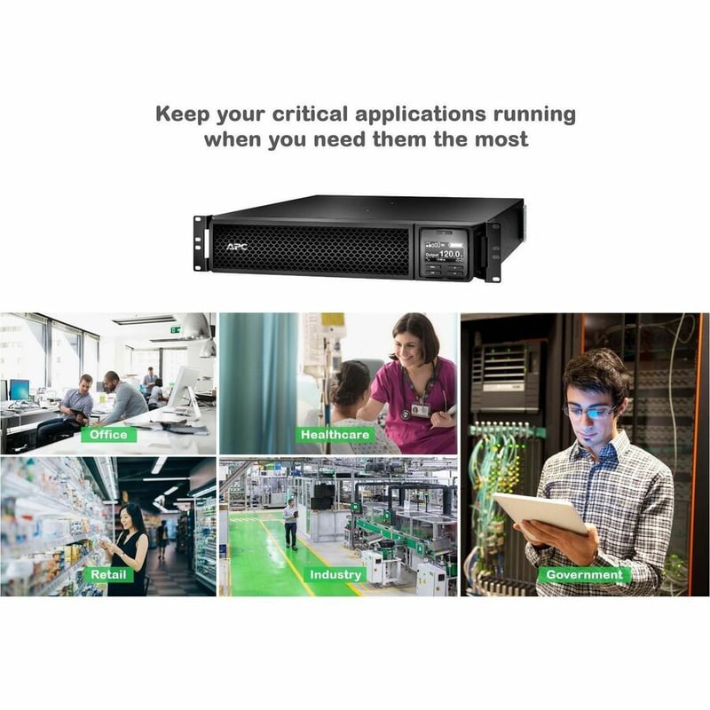 APC by Schneider Electric Smart-UPS SRT 2200VA RM 120V - Thumbnail 5