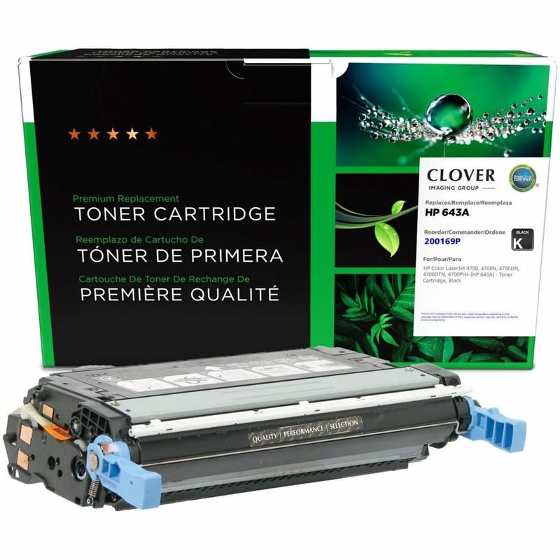 Clover Imaging Remanufactured Black Toner Cartridge for HP 643A (Q5950A) - Thumbnail 1